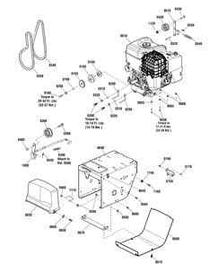 Part Location Diagram of 706547 Briggs and Stratton Pulley, middle